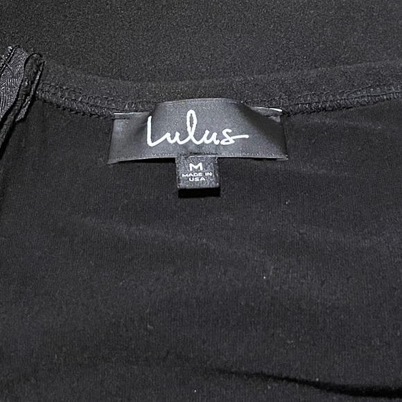 Lulus Black mini skirt - Picture 3 of 3